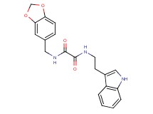 N-(1,3-benzodioxol-5-ylmethyl)-N'-[2-(1H-indol-3-yl)ethyl]ethanediamide