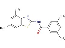 N-(4,6-dimethyl-1,3-benzothiazol-2-yl)-3,5-dimethylbenzamide