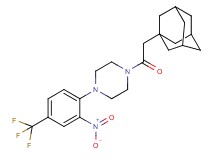 1-(1-adamantylacetyl)-4-[2-nitro-4-(trifluoromethyl)phenyl]piperazine