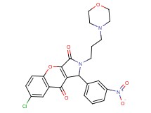 7-chloro-2-[3-(4-morpholinyl)propyl]-1-(3-nitrophenyl)-1,2-dihydrochromeno[2,3-c]pyrrole-3,9-dione