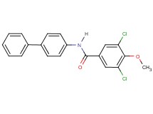 N-4-biphenylyl-3,5-dichloro-4-methoxybenzamide