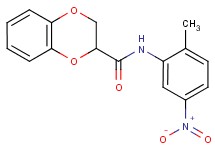 N-(2-methyl-5-nitrophenyl)-2,3-dihydro-1,4-benzodioxine-2-carboxamide