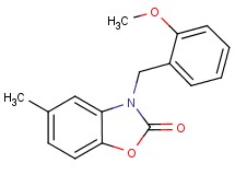 3-(2-methoxybenzyl)-5-methyl-1,3-benzoxazol-2(3H)-one