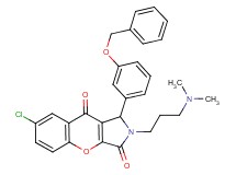 1-[3-(benzyloxy)phenyl]-7-chloro-2-[3-(dimethylamino)propyl]-1,2-dihydrochromeno[2,3-c]pyrrole-3,9-dione