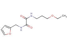 N-(3-ethoxypropyl)-N'-(2-furylmethyl)ethanediamide