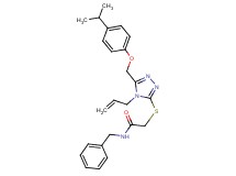 2-({4-allyl-5-[(4-isopropylphenoxy)methyl]-4H-1,2,4-triazol-3-yl}thio)-N-benzylacetamide