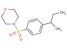 4-[(4-sec-butylphenyl)sulfonyl]morpholine