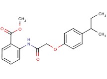 methyl 2-{[(4-sec-butylphenoxy)acetyl]amino}benzoate