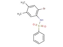 N-(2-bromo-4,5-dimethylphenyl)benzenesulfonamide