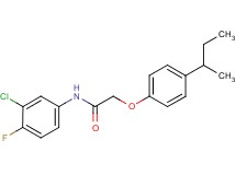 2-(4-sec-butylphenoxy)-N-(3-chloro-4-fluorophenyl)acetamide