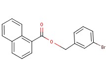 3-bromobenzyl 1-naphthoate