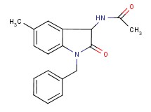 N-(1-benzyl-5-methyl-2-oxo-2,3-dihydro-1H-indol-3-yl)acetamide