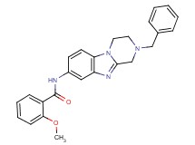 N-(2-benzyl-1,2,3,4-tetrahydropyrazino[1,2-a]benzimidazol-8-yl)-2-methoxybenzamide