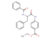 ethyl 4-[(N-benzoylphenylalanyl)amino]benzoate