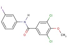 3,5-dichloro-N-(3-iodophenyl)-4-methoxybenzamide