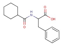 N-(cyclohexylcarbonyl)phenylalanine
