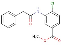 methyl 4-chloro-3-[(phenylacetyl)amino]benzoate
