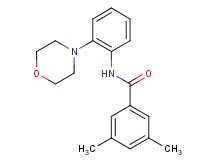 3,5-dimethyl-N-[2-(4-morpholinyl)phenyl]benzamide