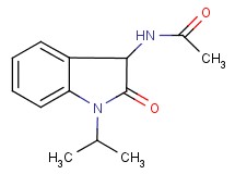 N-(1-isopropyl-2-oxo-2,3-dihydro-1H-indol-3-yl)acetamide