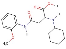N~2~-cyclohexyl-N~4~-(2-methoxyphenyl)asparagine