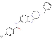 N-(2-benzyl-1,2,3,4-tetrahydropyrazino[1,2-a]benzimidazol-8-yl)-4-methylbenzamide