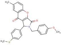 2-(4-methoxybenzyl)-7-methyl-1-[4-(methylthio)phenyl]-1,2-dihydrochromeno[2,3-c]pyrrole-3,9-dione