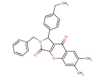 2-benzyl-1-(4-ethylphenyl)-6,7-dimethyl-1,2-dihydrochromeno[2,3-c]pyrrole-3,9-dione