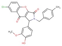 7-chloro-1-(4-hydroxy-3-methoxyphenyl)-2-(4-methylbenzyl)-1,2-dihydrochromeno[2,3-c]pyrrole-3,9-dione