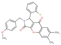 1-(2-fluorophenyl)-2-(4-methoxybenzyl)-6,7-dimethyl-1,2-dihydrochromeno[2,3-c]pyrrole-3,9-dione