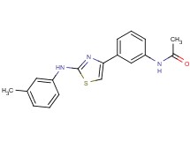 N-(3-{2-[(3-methylphenyl)amino]-1,3-thiazol-4-yl}phenyl)acetamide
