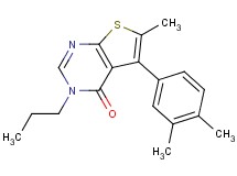 5-(3,4-dimethylphenyl)-6-methyl-3-propylthieno[2,3-d]pyrimidin-4(3H)-one