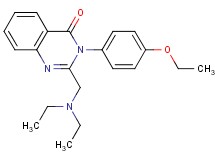 2-[(diethylamino)methyl]-3-(4-ethoxyphenyl)-4(3H)-quinazolinone