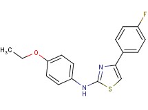 N-(4-ethoxyphenyl)-4-(4-fluorophenyl)-1,3-thiazol-2-amine