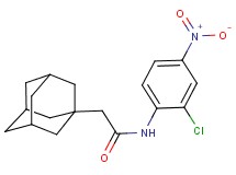 2-(1-adamantyl)-N-(2-chloro-4-nitrophenyl)acetamide