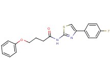 N-[4-(4-fluorophenyl)-1,3-thiazol-2-yl]-4-phenoxybutanamide