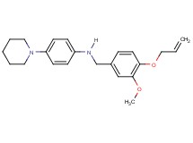 N-[4-(allyloxy)-3-methoxybenzyl]-4-(1-piperidinyl)aniline