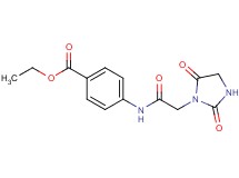 ethyl 4-{[(2,5-dioxo-1-imidazolidinyl)acetyl]amino}benzoate