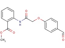 methyl 2-{[(4-formylphenoxy)acetyl]amino}benzoate
