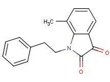 7-methyl-1-(2-phenylethyl)-1H-indole-2,3-dione