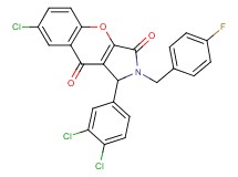 7-chloro-1-(3,4-dichlorophenyl)-2-(4-fluorobenzyl)-1,2-dihydrochromeno[2,3-c]pyrrole-3,9-dione