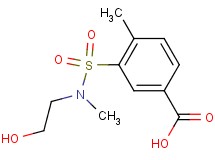 3-{[(2-hydroxyethyl)(methyl)amino]sulfonyl}-4-methylbenzoic acid
