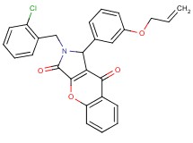 1-[3-(allyloxy)phenyl]-2-(2-chlorobenzyl)-1,2-dihydrochromeno[2,3-c]pyrrole-3,9-dione
