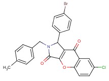 1-(4-bromophenyl)-7-chloro-2-(4-methylbenzyl)-1,2-dihydrochromeno[2,3-c]pyrrole-3,9-dione