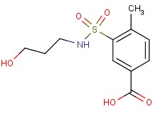 3-{[(3-hydroxypropyl)amino]sulfonyl}-4-methylbenzoic acid