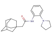 2-(1-adamantyl)-N-[2-(1-pyrrolidinyl)phenyl]acetamide