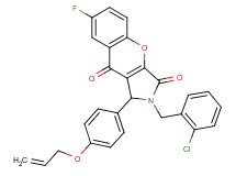 1-[4-(allyloxy)phenyl]-2-(2-chlorobenzyl)-7-fluoro-1,2-dihydrochromeno[2,3-c]pyrrole-3,9-dione