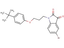 5-bromo-1-[3-(4-tert-butylphenoxy)propyl]-1H-indole-2,3-dione