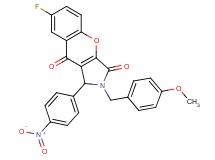7-fluoro-2-(4-methoxybenzyl)-1-(4-nitrophenyl)-1,2-dihydrochromeno[2,3-c]pyrrole-3,9-dione