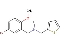 (5-bromo-2-methoxybenzyl)(2-thienylmethyl)amine hydrochloride