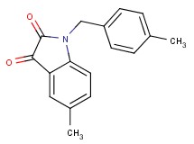 5-methyl-1-(4-methylbenzyl)-1H-indole-2,3-dione